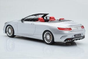 Mercedes AMG S65 A217 Cabriolet Argento GT Spirit 1:18 GT764 Resina — immagine 5 di 6