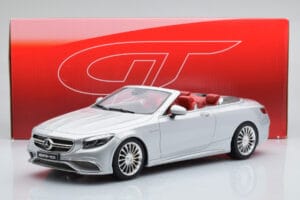 Mercedes AMG S65 A217 Cabriolet Argento GT Spirit 1:18 GT764 Resina — immagine 6 di 6