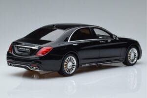 Mercedes AMG S65 W222 Nero GT Spirit 1:18 GT228 Resina — immagine 2 di 6