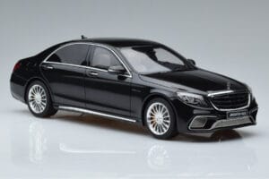 Mercedes AMG S65 W222 Nero GT Spirit 1:18 GT228 Resina — immagine 4 di 6