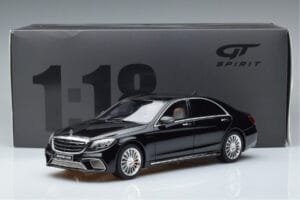 Mercedes AMG S65 W222 Nero GT Spirit 1:18 GT228 Resina — immagine 6 di 6