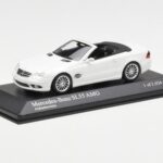 Mercedes SL 55 AMG R230 Bianco Minichamps 1:43 - image 2 of 4