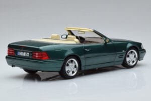 Mercedes SL500 R129 Verde Metallizzato Norev 1:18 183753 Pressofusione — immagine 4 di 8