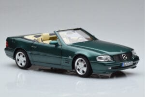 Mercedes SL500 R129 Verde Metallizzato Norev 1:18 183753 Pressofusione — immagine 6 di 8