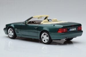 Mercedes SL500 R129 Verde Metallizzato Norev 1:18 183753 Pressofusione — immagine 7 di 8