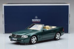 Mercedes SL500 R129 Verde Metallizzato Norev 1:18 183753 Pressofusione — immagine 8 di 8