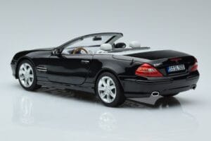 Mercedes SL500 R230 Nero Norev 1:18 183840 Pressofusione — immagine 6 di 8