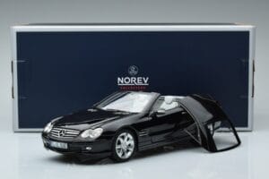 Mercedes SL500 R230 Nero Norev 1:18 183840 Pressofusione — immagine 8 di 8