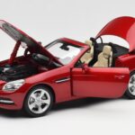 Mercedes SLK R172 Designo Zircon Rosso Minichamps 1:18 B66960513 - image 2 of 8