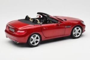 Mercedes SLK R172 Designo Zircon Rosso Minichamps 1:18 B66960513 Pressofusione — immagine 3 di 8
