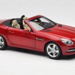 Mercedes SLK R172 Designo Zircon Rosso Minichamps 1:18 B66960513 - image 6 of 8