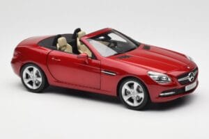Mercedes SLK R172 Designo Zircon Rosso Minichamps 1:18 B66960513 Pressofusione — immagine 6 di 8