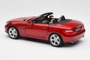 Mercedes SLK R172 Designo Zircon Rosso Minichamps 1:18 B66960513 Pressofusione — immagine 7 di 8