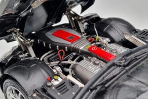 Mercedes SLR McLaren Nero CMC 1:18 M-045F Pressofusione — immagine 9 di 10