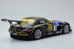 Mercedes SLS AMG GT3 Rowe Racing #125 Zehe / Bullitt / Renger / Hartung ADAC 24 Hours of Nurburgring 2013 Minichamps 1:18 151 — immagine 2 di 6