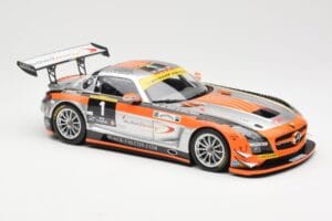 Mercedes SLS AMG GT3 #1 Team Abu Dhabi By Black Falcon K. Al Qubaisi / Edwards / M. Bleekemolen / B. Schneider Winners 24 Hou — immagine 4 di 6