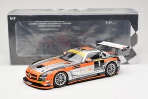 Mercedes SLS AMG GT3 #1 Team Abu Dhabi By Black Falcon K. Al Qubaisi / Edwards / M. Bleekemolen / B. Schneider Winners 24 Hou — immagine 6 di 6