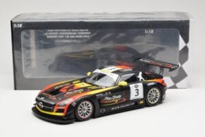 Mercedes SLS AMG GT3 #3 Team Abu Dhabi By Black Falcon K. Al Qubaisi / M. Bleekemolen / B. Schneider Winners Gulf 12 Hours Ab — immagine 6 di 6