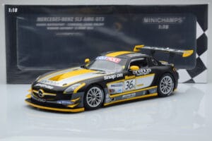 Mercedes SLS AMG GT3 Team Erebus Motorsport #36 B. Schneider / A. Jager / C. Roloff Winners Bathurst 12 Hours 2013 Minichamps — immagine 6 di 6