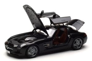 Mercedes SLS AMG Obsidian Nero Metallizzato Minichamps 1:18 B66960042 Pressofusione — immagine 2 di 7