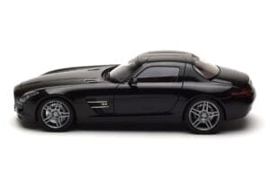 Mercedes SLS AMG Obsidian Nero Metallizzato Minichamps 1:18 B66960042 Pressofusione — immagine 4 di 7