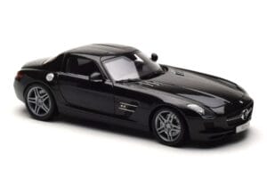 Mercedes SLS AMG Obsidian Nero Metallizzato Minichamps 1:18 B66960042 Pressofusione — immagine 5 di 7