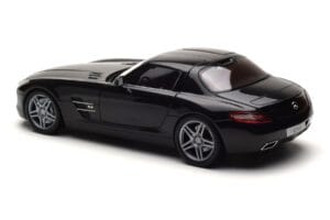 Mercedes SLS AMG Obsidian Nero Metallizzato Minichamps 1:18 B66960042 Pressofusione — immagine 6 di 7