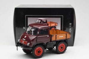 Mercedes Unimog 401 With Westfalia Cabin Schuco 1:18 450014300 Pressofusione — immagine 8 di 8