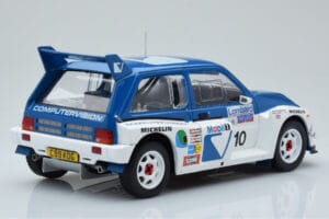 MG Metro 6R4 #10 M. Wilson / N. Harris RAC Rally 1986 IXO 1:18 18RMC068A Pressofusione — immagine 2 di 6