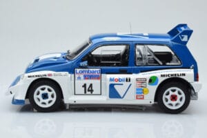MG Metro 6R4 #14 D. Llewellin / P. Short RAC Rally 1986 IXO 1:18 18RMC068C Pressofusione — immagine 3 di 6