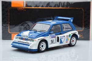 MG Metro 6R4 #14 D. Llewellin / P. Short RAC Rally 1986 IXO 1:18 18RMC068C Pressofusione — immagine 6 di 6