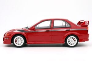Mitsubishi Lancer Evolution VI CP9A Tommi Makinen Edition Rosso Otto 1:18 OT422 Resina — immagine 3 di 5