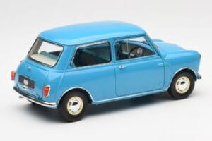 Morris Mini Minor Blu Kyosho 1:18 08964BL Pressofusione — immagine 3 di 8