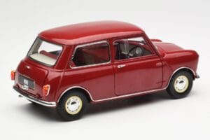 Morris Mini Minor Rosso Kyosho 1:18 08964R Pressofusione — immagine 3 di 8