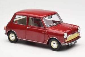 Morris Mini Minor Rosso Kyosho 1:18 08964R Pressofusione — immagine 6 di 8