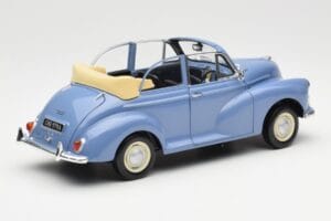 Morris Minor Cabriolet Blu Minichamps 1:18 150137030 Pressofusione — immagine 3 di 8