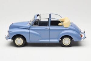 Morris Minor Cabriolet Blu Minichamps 1:18 150137030 Pressofusione — immagine 4 di 8
