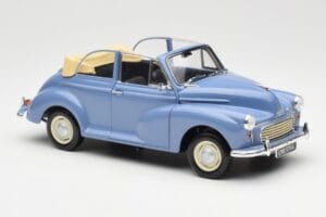 Morris Minor Cabriolet Blu Minichamps 1:18 150137030 Pressofusione — immagine 6 di 8