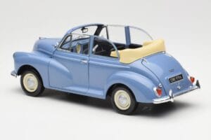 Morris Minor Cabriolet Blu Minichamps 1:18 150137030 Pressofusione — immagine 7 di 8