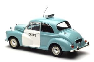 Morris Minor Polizia Blu & Bianco Minichamps 1:18 150137090 Pressofusione — immagine 7 di 8
