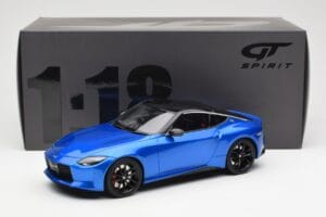Nissan Fairlady Z Z35 Bayside Blu GT Spirit 1:18 GT387 Resina — immagine 6 di 6