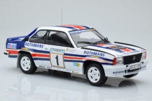 Opel Ascona 400 Rothmans #1 W. Rohrl / C. Geistdorfer Rally Acropolis 1982 IXO 1:18 18RMC097A Pressofusione — immagine 4 di 6
