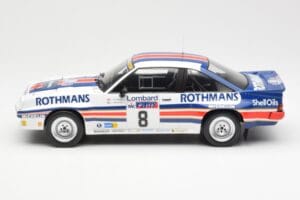 Opel Manta 400 Rothmans #8 J. McRae / I. Grindrod Lombard RAC Rally 1983 IXO 1:18 18RMC038A Pressofusione — immagine 3 di 6