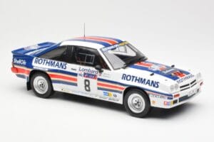 Opel Manta 400 Rothmans #8 J. McRae / I. Grindrod Lombard RAC Rally 1983 IXO 1:18 18RMC038A Pressofusione — immagine 4 di 6