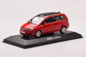 Opel Zafira B OPC Rosso Minichamps 1:43 400045300 Pressofusione — immagine 2 di 4