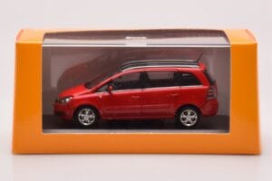 Opel Zafira B OPC Rosso Minichamps 1:43 400045300 Pressofusione — immagine 4 di 4