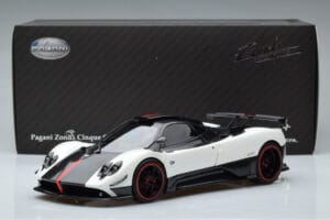 Pagani Zonda Cinque Bianco Benny Almost Real 1:18 850601001 Pressofusione — immagine 12 di 12