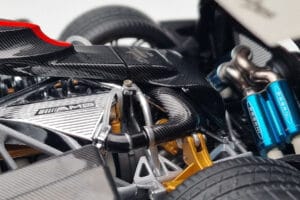 Pagani Zonda Cinque Bianco Benny Almost Real 1:18 850601001 Pressofusione — immagine 10 di 12