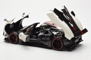 Pagani Zonda Cinque Roadster Bianco Benny Almost Real 1:18 850611001 Pressofusione — immagine 5 di 8
