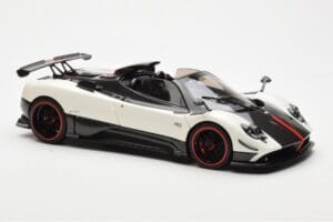 Pagani Zonda Cinque Roadster Bianco Benny Almost Real 1:18 850611001 Pressofusione — immagine 6 di 8